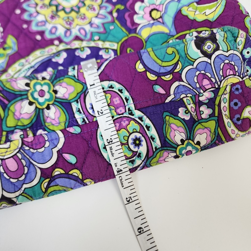 Vera Bradley Heather Paisley Toggle Tote Bag - Picture 9 of 10